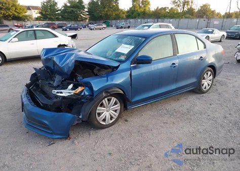 2017 Volkswagen Jetta 1.4T S из США, поврежденный, VIN 3VW2B7AJ7HM384089